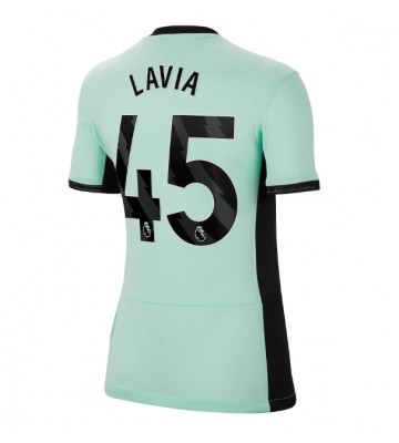 Chelsea Romeo Lavia #45 Replika Tredjetrøje Dame 2023-24 Kortærmet